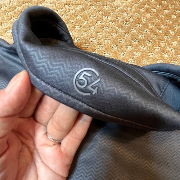 WHISTLING STRAITS Polo Shirt Mens Medium Performance Golf S/S Gray Pattern - Picture 12 of 15